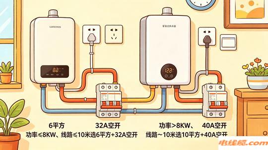 即热式热水器电线