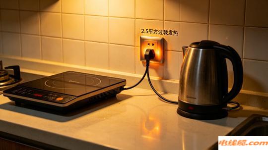 厨房插座为什么建议用4平方电线？同时用多个电器会跳闸吗？