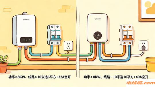 即热式热水器电线