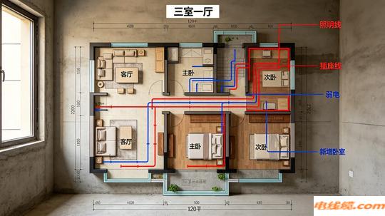 装修电线用量