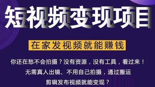 图片[1]-在家也能操作的短视频赚钱项目，无需真人，不用拍摄，纯搬运月入2到5万