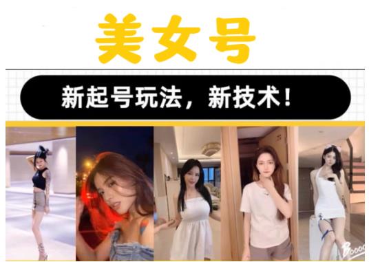 图片[1]-2023抖音快手短视频美女号课程制作玩法教程，美女号搬运新起号玩法，新技术（素材+教程）